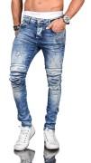Stylische Herren Jeans im modernen Used Look