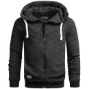 O-123-Schwarz - A. Salvarini Herren Hoodie Kapuzenpullover