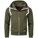 O-192-Grün - A. Salvarini Herren Sweatjacke