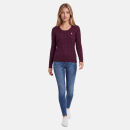 U.S. POLO ASSN. Damen Crewneck Pullover Zopfmuster P-079 Prune-Beige Größe S - Gr.S