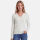 U.S. POLO ASSN. Damen V-Neck Pullover Zopfmuster P-080 Weiss-Beige Größe XXL - Gr.2XL