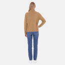 U.S. POLO ASSN. Damen Turtleneck Pullover P-081 Camel-Weiss Größe XXL - Gr.2XL