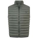 U.S. POLO ASSN. Herren Steppweste P-083 Olive-Navy Größe S - Gr.S