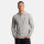 U.S. POLO ASSN. Herren Polo langarm Shirt LS Piquet P004 Grau Melange-Navy-Größe S - Gr. S