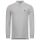 U.S. POLO ASSN. Herren Polo langarm Shirt LS Piquet P004 Grau Melange-Navy-Größe S - Gr. S