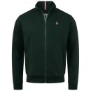 U.S. POLO ASSN. Herren Sweatjacke P018 Darkgreen-Beige-Größe XXXL - Gr. 3XL