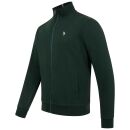U.S. POLO ASSN. Herren Sweatjacke P018 Darkgreen-Beige-Größe XXXL - Gr. 3XL