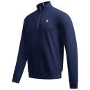 U.S. POLO ASSN. Herren Pullover Half Zip P017 Navy-Weiss-Größe M - Gr. M