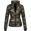 Marikoo Lola leichte Damen Steppjacke B405 Camouflage Größe XL - Gr. 42