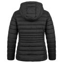 U.S. POLO ASSN. Damen Jacke P-085 Schwarz-Hellgrau Größe L - Gr.L