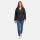 U.S. POLO ASSN. Damen Jacke P-085 Schwarz-Hellgrau Größe L - Gr.L