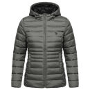U.S. POLO ASSN. Damen Jacke P-085 Dunkelgrau-Schwarz Größe L - Gr.L