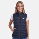U.S. POLO ASSN. Damen Weste P-086 Navy-Hellgrau Größe S - Gr.S