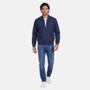 U.S. POLO ASSN. Herren Bomberjacke P-087 Navy-Rot Größe S - Gr.S