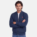 U.S. POLO ASSN. Herren Bomberjacke P-087 Navy-Rot Größe S - Gr.S