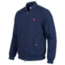 U.S. POLO ASSN. Herren Bomberjacke P-087 Navy-Rot Größe S - Gr.S