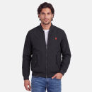U.S. POLO ASSN. Herren Bomberjacke P-087 Schwarz-Wine Größe L - Gr.L