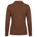U.S. POLO ASSN. Damen Poloshirt P-088 Braun-Beige Größe M - Gr.M