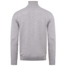U.S. POLO ASSN. Herren Turtleneck Pullover P-065 GreyMelange-Navy-Größe L - Gr. L