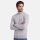 U.S. POLO ASSN. Herren Turtleneck Pullover P-065 GreyMelange-Navy-Größe L - Gr. L