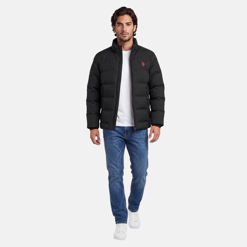 U.S. POLO ASSN. Herren Jacke P-089 Schwarz-Wine Größe L - Gr.L