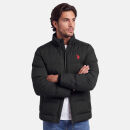 U.S. POLO ASSN. Herren Jacke P-089 Schwarz-Wine Größe L - Gr.L