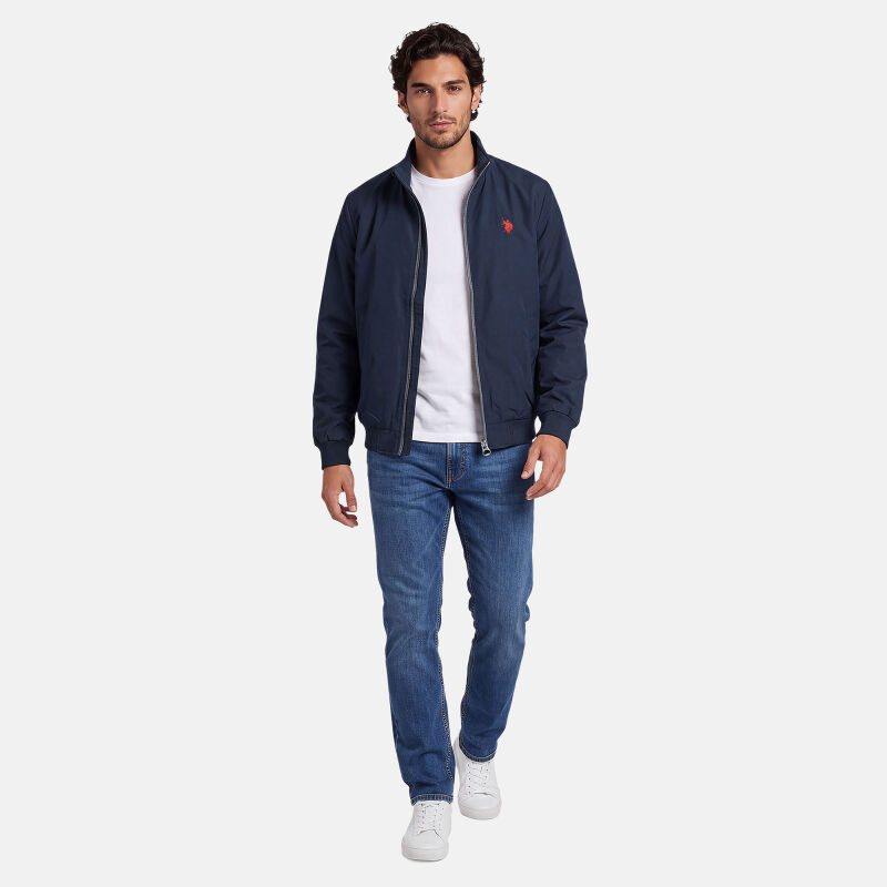 U.S. POLO ASSN. Herren Jacke P-090 Navy-Wine Größe S - Gr.S