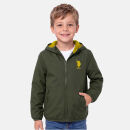 U.S. POLO ASSN. Kinder Wendejacke P-092 Olive-Gelb Größe 6 - Gr.116