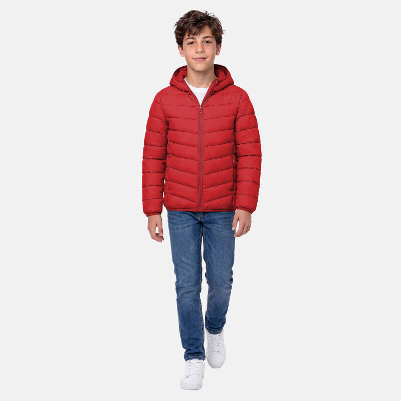 U.S. POLO ASSN. Kinder Steppjacke P-093 Rot Größe 10 - Gr.134-140