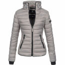 Marikoo Lola leichte Damen Steppjacke B405 Grau...