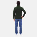 U.S. POLO ASSN. Herren Turtleneck Strick-Pullover P-095 Darkgreen-Beige Größe M - Gr.M