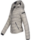 Marikoo Kuala leichte Damen Steppjacke B403 Grau Größe XS - Gr. 34