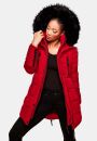 Marikoo warme Damen Winter Jacke Stepp Mantel lang B401