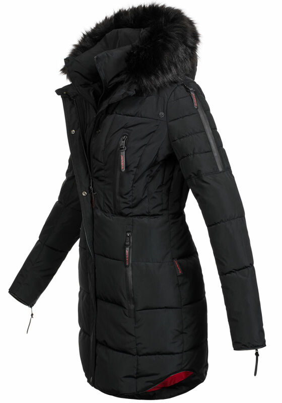 Marikoo Winterjacke Damen Parka Winter Schwarz MARIKOO Damen