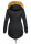 Navahoo warme Damen Winter Jacke mit Teddyfell B399 Schwarz Größe XS - Gr. 34