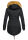 Navahoo warme Damen Winter Jacke mit Teddyfell B399 Schwarz Größe XL - Gr. 42