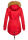 Navahoo warme Damen Winter Jacke mit Teddyfell B399 Rot Größe XS - Gr. 34