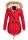 Navahoo warme Damen Winter Jacke mit Teddyfell B399 Rot Größe S - Gr. 36