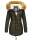 Navahoo warme Damen Winter Jacke mit Teddyfell B399 Grün Größe XS - Gr. 34