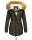 Navahoo warme Damen Winter Jacke mit Teddyfell B399 Grün Größe XS - Gr. 34