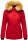 Navahoo warme Damen Winter Jacke mit Kunstfell B392 Rot Größe XXL - Gr. 44