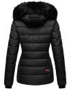Marikoo warme Damen Winter Jacke Steppjacke B391 Schwarz Größe XS - Gr. 34