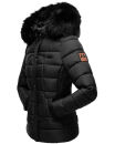 Marikoo warme Damen Winter Jacke Steppjacke B391 Schwarz Größe S - Gr. 36