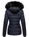 Marikoo warme Damen Winter Jacke Steppjacke B391 Dunkelblau Größe XL - Gr. 42