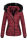 Marikoo warme Damen Winter Jacke Steppjacke B391 Bordeaux Größe XS - Gr. 34
