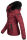 Marikoo warme Damen Winter Jacke Steppjacke B391 Bordeaux Größe XS - Gr. 34