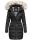 Navahoo Paula Damen Winter Jacke Mantel Parka warm gefütterte Winterjacke B383 Schwarz Größe S - Gr. 36