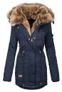Navahoo Daria warme Damen Winterjacke Parka mit Kunstfell...