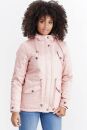 Marikoo Manolya Damen Winter Jacke Parka mit Teddyfell B376