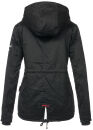 Marikoo Manolya Damen Winter Jacke Parka mit Teddyfell B376 Schwarz Größe XS - Gr. 34